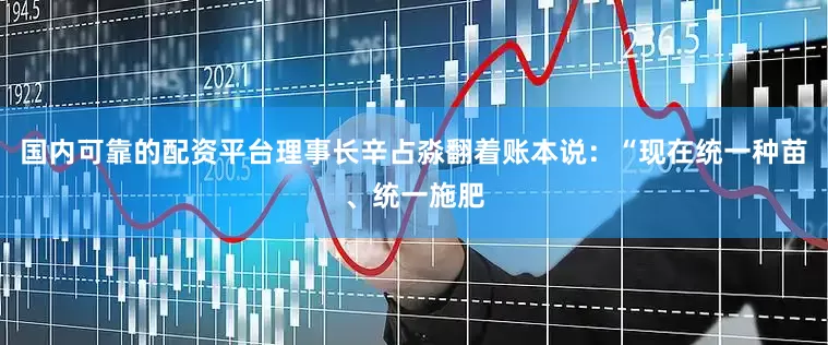 国内可靠的配资平台理事长辛占淼翻着账本说：“现在统一种苗、统一施肥